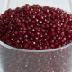 Хрусталь круглый (акрил), 4 мм, бордовый, упаковка 500 г