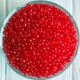 Кришталь круглий (акрил), 4 мм, червоний, упаковка 500 г