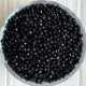 Хрусталь круглый (акрил), 4 мм, черный, упаковка 500 г