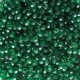 Хрусталь круглый (акрил), 4 мм, темно-зеленый, упаковка 500 г