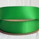 Двусторонняя атласная лента New (премиум), 2,5 см, зеленая, рулон 23 м
