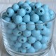 Дерев'яні намистини круглі, 14 мм, блакитні, упаковка 500 г Дерев'яні намистини круглі, 14 мм, блакитні, упаковка 500 г