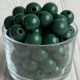 Дерев'яні намистини круглі, 18 мм, темно-зелені, упаковка 500 г
