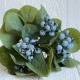 Гілка з синіми ягодами (С30549), 33 см, зелений, шт.