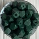 Дерев'яні намистини куб, 16 мм, темно-зелені, упаковка 500 г