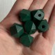 Дерев'яні намистини куб, 14 мм, темно-зелені, упаковка 500 г