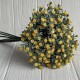 Зелень гипсофилы (букет), 30 см, желтый, 10 шт.
