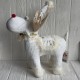 Олень новогодний (L01161), 28х17х40 см, белый, шт.