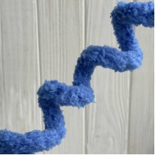 Плюшевая проволока (C10001), 20ммх100 см, светло-синяя, упаковка 5 шт.