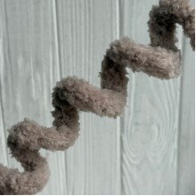 Плюшевая проволока (C10001), 20ммх100 см, мокко, упаковка 5 шт.