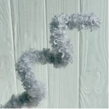 Плюшевая проволока (C10002), 15ммх100 см, светло-серая, упаковка 5 шт.