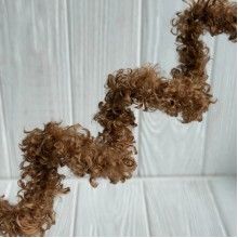 Плюшевая проволока (C10002), 15ммх100 см, шоколадная, упаковка 5 шт.