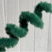 Плюшевая проволока (C10003), 20ммх100 см, зеленая, упаковка 5 шт.