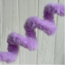 Плюшевая проволока (C10003), 20ммх100 см, сиреневая, упаковка 5 шт.