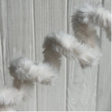 Плюшевая проволока (C10003), 20ммх100 см, айвори, упаковка 5 шт.