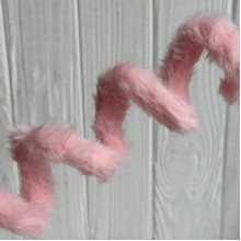 Плюшевая проволока (C10003), 20ммх100 см, розово-персиковая, упаковка 5 шт.