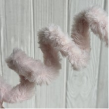 Плюшевая проволока (C10003), 20ммх100 см, ванильная, упаковка 5 шт.