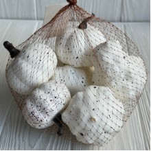 Набір з гарбузиками (С30505), білий, набір 8 шт.