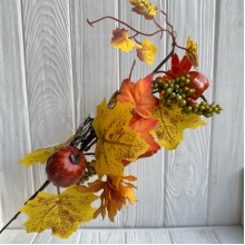 Осенняя веточка (С30537), 63 см, желто-оранжевая, шт.