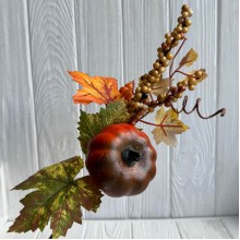 Осенняя веточка (С30534), 40 см, оранжевая, шт.