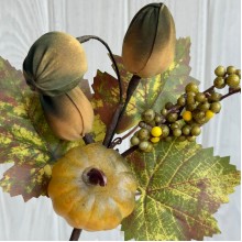 Осенняя веточка (С30530), 36 см, оливковая, шт.