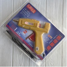 Клеевой пистолет с переключателем мощности, под стержни 11 мм, мощность 100/250 W, желтый, шт.