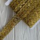 Тесьма с паетками (D30268), 2,8 см, золото, рулон 13 м