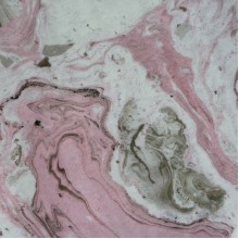 Подарунковий новорічний папір, 70х100 см, біло-рожевий мармур, упаковка 2 шт.