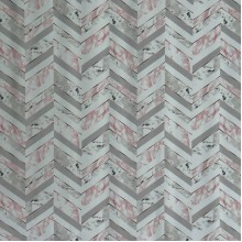 Подарунковий новорічний папір, 70х100 см, рожевий мармур і діагональ, упаковка 2 шт.