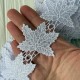 Кружево макраме (D30229), 6 см, белое, рулон 9 м Кружево макраме (D30229), 6 см, белое, рулон 9 м