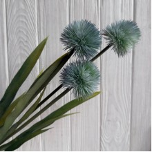 Ветка амбербоа, 60 см, голубая, шт.