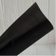 Бумага бархатная, 53 см, черный, рулон 5 м.