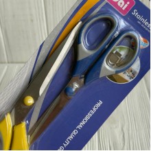 Набор ножниц (длинные, средние, желто-синие, набор 2 шт.