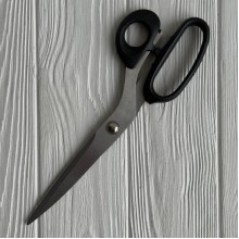 Ножницы большие, 25 см, чорные, шт.