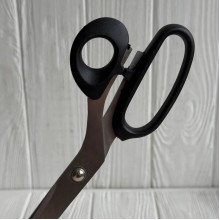 Ножницы большие, 25 см, чорные, шт.