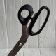 Ножницы большие, 25 см, чорные, шт.