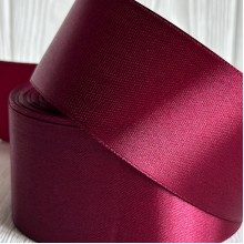 Атлас 4 см, виноградный, рулон 33 м