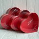 Набор сердец с прозрачной крышкой "Sunshine" (мини), красный, набор из 3 шт.