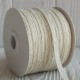 Тесьма-мешковина, 0,6 см, белая, рулон 50 м