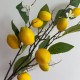 Гілка з лимонами (з цвітом) (С30698), 90 см, жовта, шт.