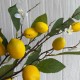 Гілка з лимонами (з цвітом) (С30698), 90 см, жовта, шт.
