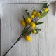Гілка з лимонами (з цвітом) (С30698), 90 см, жовта, шт.
