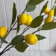 Гілка з лимонами (з малими лимонами) (С30696), 90 см, жовта, шт.