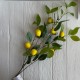 Гілка з лимонами (з малими лимонами) (С30696), 90 см, жовта, шт.