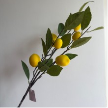 Гілка з лимонами (з великими лимонами) (С30697), 80 см, жовта, шт. Гілка з лимонами (з великими лимонами) (С30697), 80 см, жовта, шт.