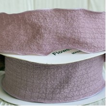 Стрічка жатка (D30330), 4 см, пудрова, рулон 9 м