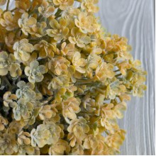 Цветущая зелень (С30659), 19 см, желтая, букет с 5 шт.