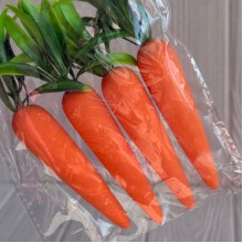 Морковка маленькая (IL), 14 см, оранжевая, набор 4 шт.