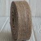 Стрічка мішковина волосінь (однотонна), 2,5 см, натуральна, рулон 10 м