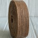 Стрічка мішковина волосінь (однотонна), 2,5 см, мокко, рулон 10 м